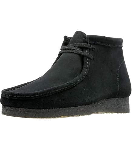 Amazon.com | Clarks Men's Lugger Boot Black Waxy Leather 10.5