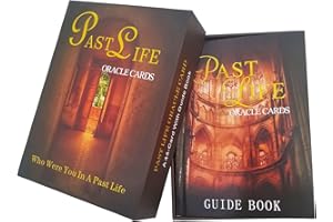 GZXINKE Past Life Oracle Cards with Guidebook,44 Tarot Deck Oracle Cards, Love Oracle Cards,Life Purpose Oracle Cards Divination Cards