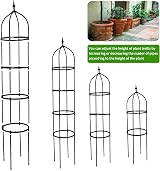 PICK FOR LIFE Garden Trellis 175cm Obelisk Climbing Plant Support Rustproof view 8