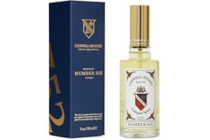 Caswell-Massey Number Six Gold Cap Cologne, Men’s Cologne with Sophisticated Top Notes of Bergamot, Rosemary & White Narcissus with a Premium Lavender Base, 3 Fl Oz