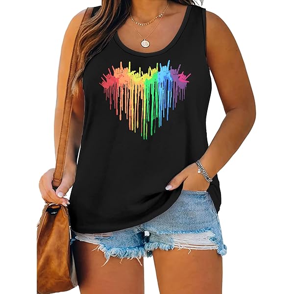 All For Love Love For All LGBT Tank Top Queer Gay Pride Rainbow Sleeveless
