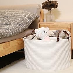 XXL Large Baskets for Storage 20"X20"X13" Cotton
