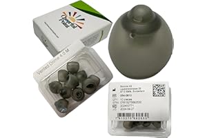 CHEERFULPOINT Phonak Vented Domes 4.0 – Medium Size (M) – (054-0810) –10 Pack – Compatible with Phonak Marvel, Paradise, Lumity RIC Devices – Open Fit – Original Phonak Replacements