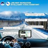 Aonerex Wireless CarPlay Android Auto 7" Touch Screen with Rear Camera view 3