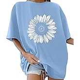 ORANDESIGNE Womens Oversized Cotton T Shirts Graphic Tees Short Sleeve Vintage Tops Casual Summer Clothes 2026