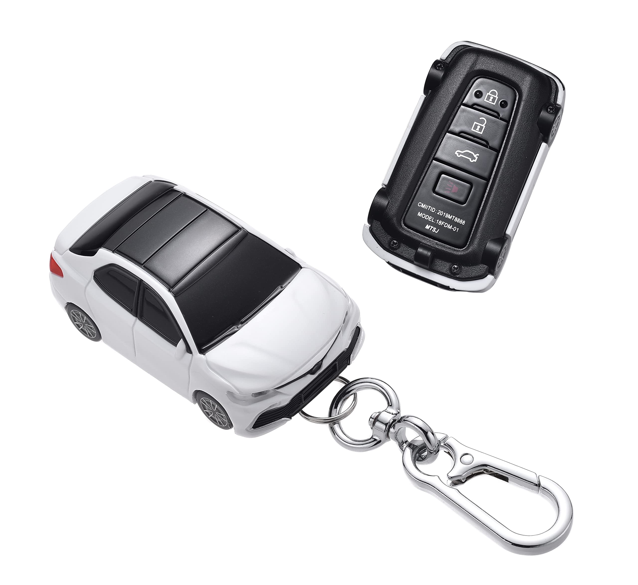 Photo 1 of for Toyota Key Fob Cover Car Styling Protection Key Shell - Key fob case Compatible with Toyota Camry, Corolla, RAV4, Highlander Avalon C-HR GT86 Prius Smart Remote Key - White