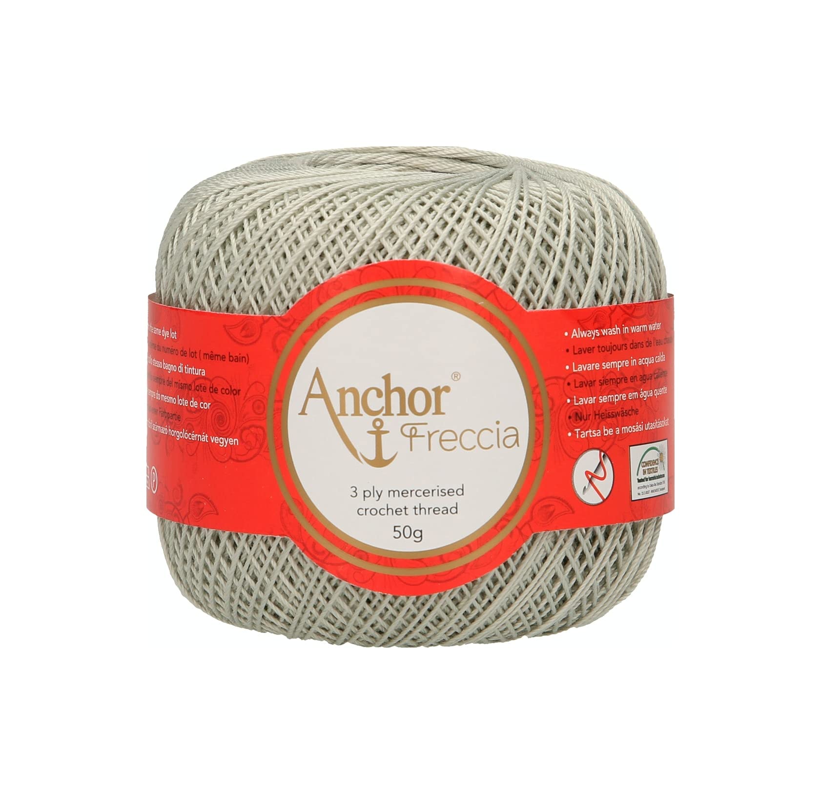 Anchor 4771006-00676 Crochet Yarn, 100% Cotton, 676, One Size, 88 g