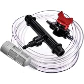 UPLYKKE Irrigation Venturi Fertilizer Injector Kit - 3/4 inch | Mixer Injectors for Garden Agriculture Water Tube System