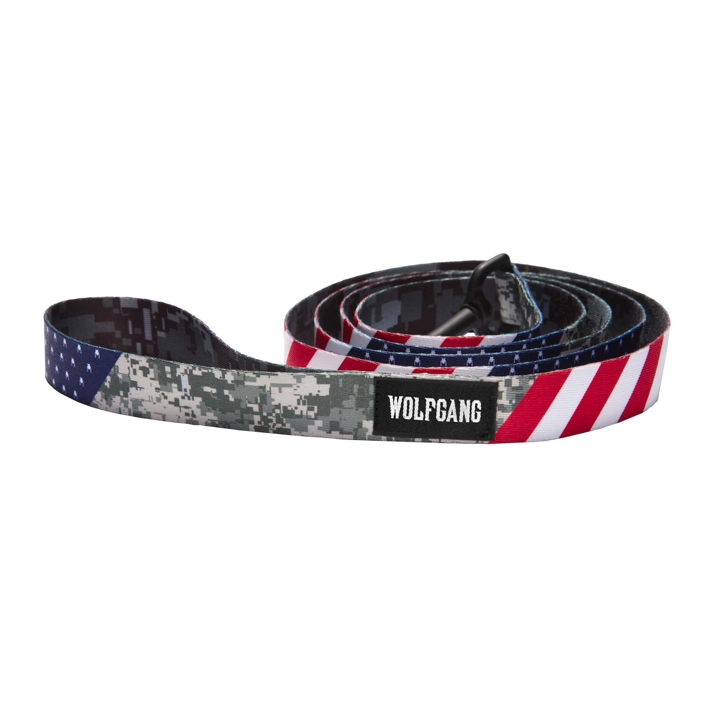 Wolfgang Heavy Duty Dog Leash, Pull-Tested to Over 800 lbs for Walking & Training, DigitalDog Print, Large โ image 1