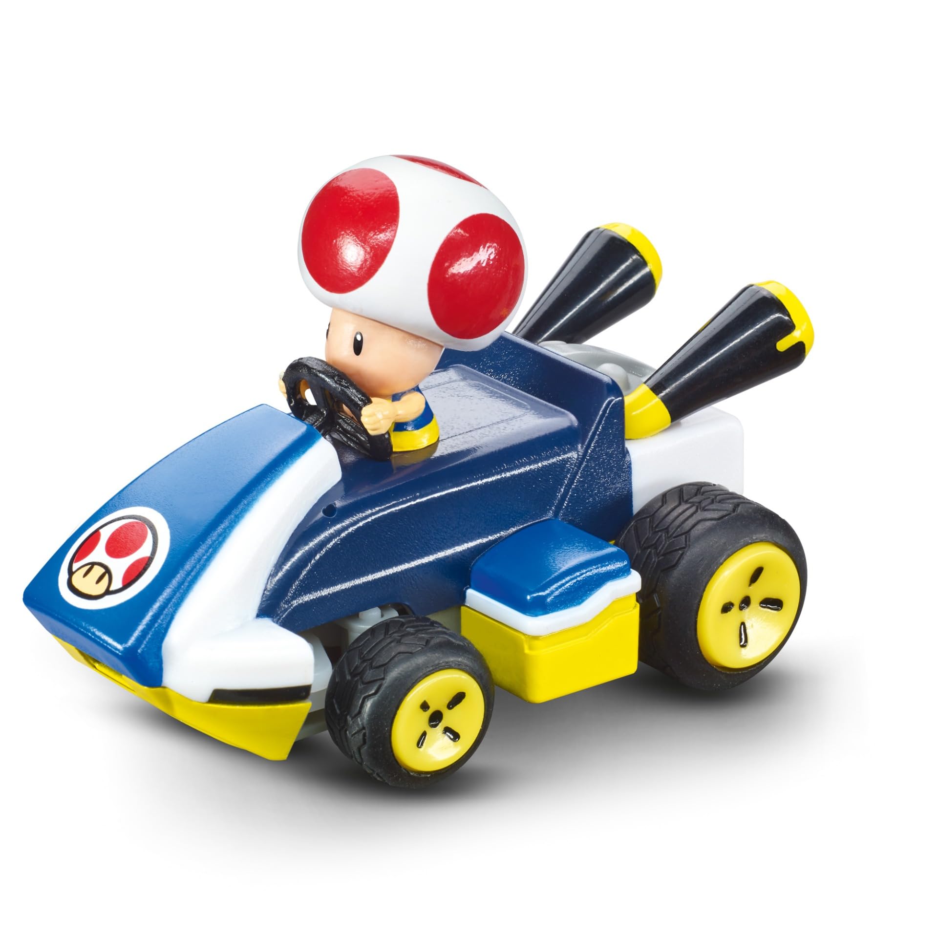 Carrera RC Mario Kart Mini RC Toad, For Children and Adults, Boys & Girls, Unique Original Licence, Instant Driving Fun with Ready to Run, Authentic Mario Kart Experience