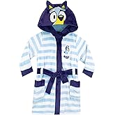 Bluey Bathrobe | Boys Robe With 3D Ears | Hooded Bathrobe | Boys House Robe | Sizes 2T To 8
