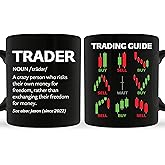 Personalized Stock Trader 2Side Mug 11oz Black -Trader Definition - Gift For Stock Trader Funny Day Trading Market Broker Investor Men Dad Boyfriend Custom Name