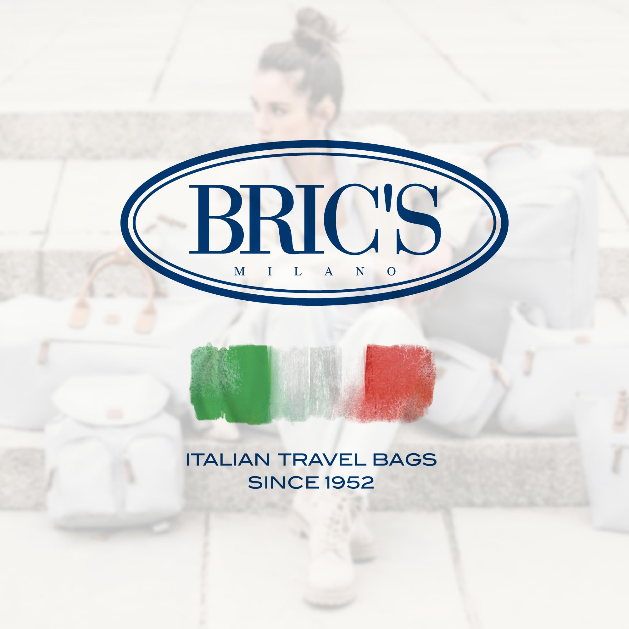 Bric's X-Bag Large Spinner with Frame - 30 Inch - Suitcases with Wheels - Checked Luggage - Navy