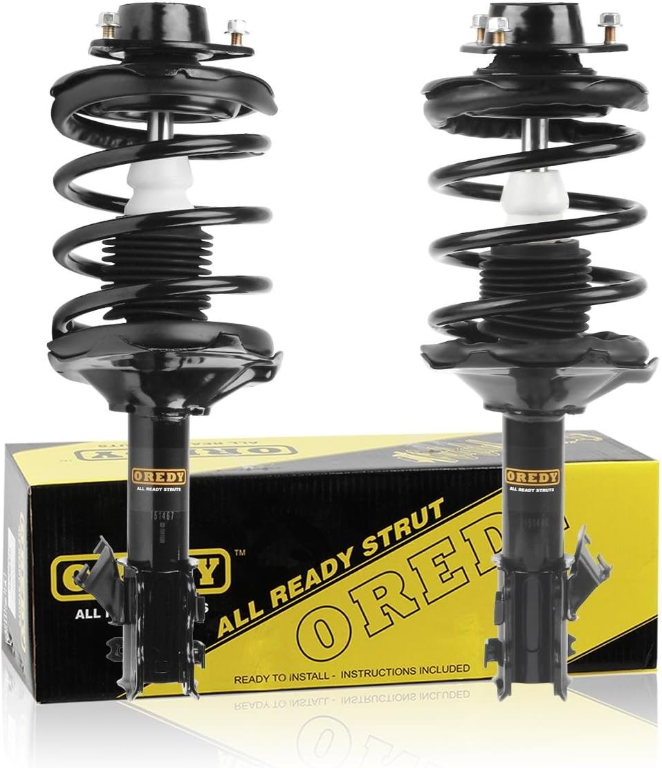 OREDY Front Left & Right Complete Struts Assembly Shock Struts Coil Spring Assembly Kit 171941 171942 11392 11391 Compatible with Altima 1993 1994 1995 1996 1997 1998 1999