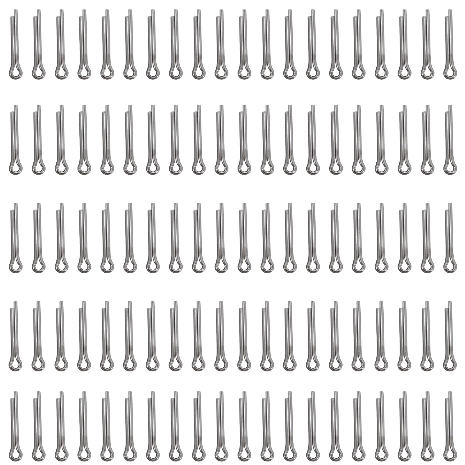Aoktorkit 100Pcs M2*40 Split Pins Stainless Steel Cotter Pins Fastening Pins Clips for Automotive Mechanics Car Garage Workshop