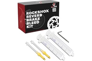 BleedZone Brake Bleed Kit - Brake Bleeder Kit Compatible with RockShox, Hydraulic Bike Brakes, Brake Fluid Bleeder Kit Works with Hydraulic Remotes Including Reverb and X-Loc