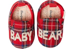 Dearfoams Easter Basket Stuffers Gifts for Kids Toddler Lil Bear and Baby Bear Slipper