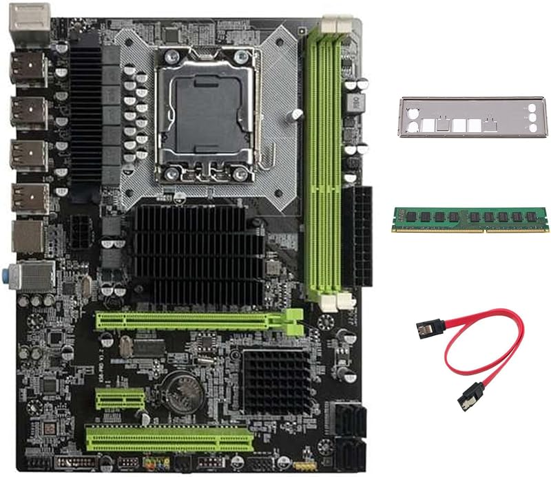 Lodokdre X58 Motherboard LGA1366 DDR3 4GB 1333MHz RAM + XEON X5650 X5670 CPU