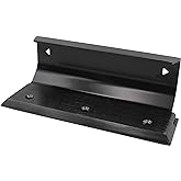 FlyingAMZ Security Door Brace for Standard, French &amp; Blemished Doors | Security Barricade House Double Safety Security Protection, Aluminum Alloy, Screw, Base Plate Height Of 0.4" - Dark Bronze