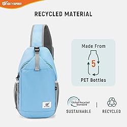 SKYSPER Sling Bag RFID Cross Body Bag Recycled