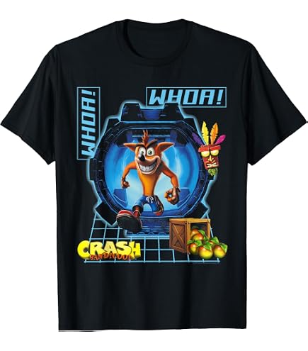 Amazon.com: Crash Bandicoot Retro Crash Rainbow Vintage Action
