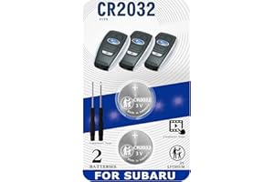 UUAM Key Fob Replacement Batteries for Subaru CR2032 (Pack of 2) - Fits Outback Forester Crosstrek Ascent Impreza Legacy WRX BRZ Smart Remote - Compatible with Smart FOBS (Check Fitment Guide)