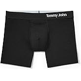 Tommy John Men’s Trunk 4" Underwear, Supima Cool Cotton Boxer Briefs with Supportive Contour Pouch, Soft Breathable Waistband