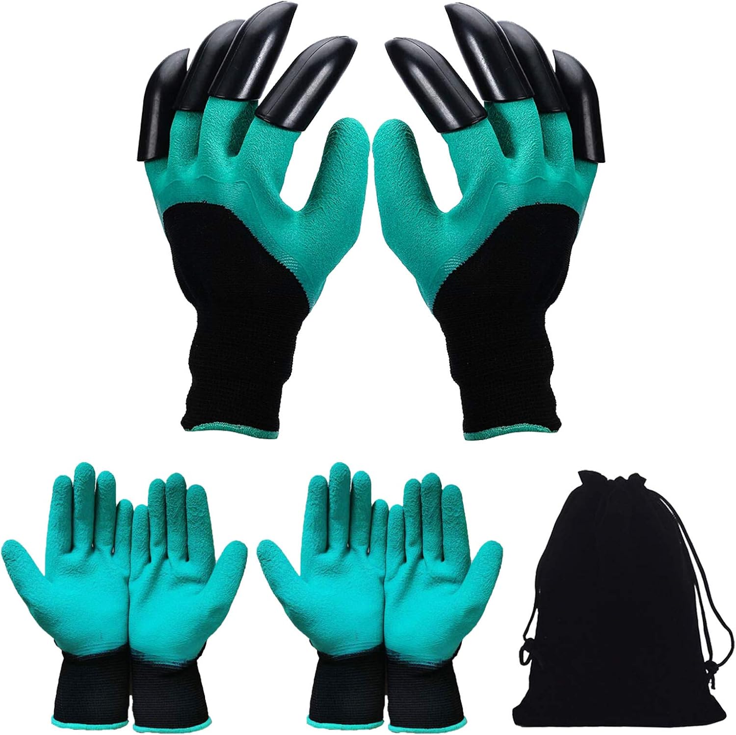 Garden Gloves with Claws, Waterproof Gardening Gloves with Claws