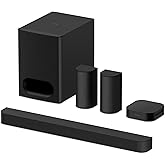 Sony BRAVIA Theater System 6 5.1ch Soundbar with Subwoofer &amp; Rear Speakers | Dolby Atmos &amp; DTS:X Surround Sound Home Theater, Bluetooth, Center Channel for Clear Dialogue, Multi Stereo, HT-S60