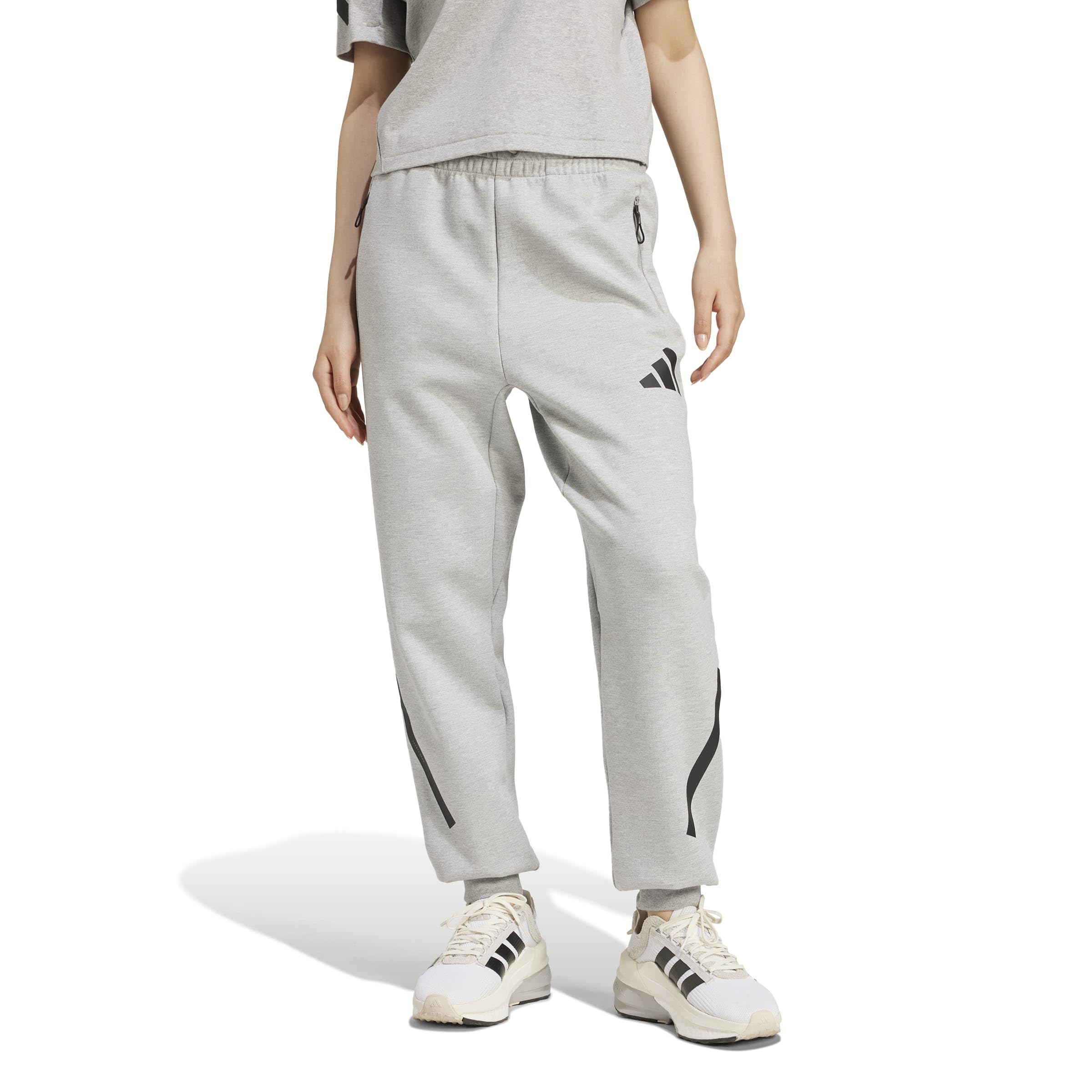 Adidas Women’s Z.N.E. Pants, Medium Grey Heather, X-Small