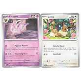 Pokemon Sylveon &amp; Eevee 022/064 - Shrouded Fable - 2 Card Lot