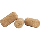 Vintnersense Wine Corks - #8 Agglomerated Straight Cork Set for Wine Bottles - Dense Wine Stopper Bottle Corks - Cork Stopper