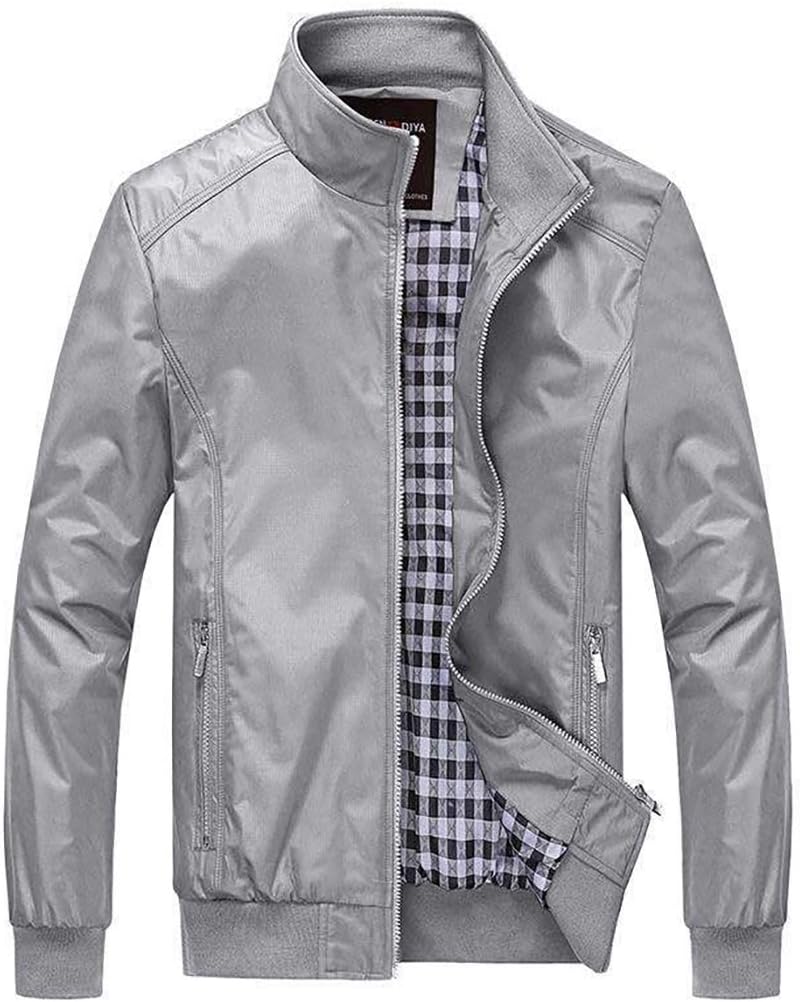 Nantersan Mens Casual Jacket Outdoor Sportswear Windbreaker Lightweight Bomber Jackets and Coats