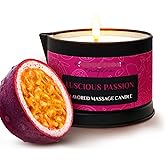 Tropical Scented Massage Oil Candle - Vegan Full Body Massage Candle and Home SPA with Sustainable Formula for Relaxation and Stress Relief