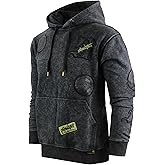 SCREENSHOT-FLEECE HOODIE 4202 Mens Urban Streetwear NYC Graffiti Embroidery Patch Fleece Pullover Sweatshirt Hoodie