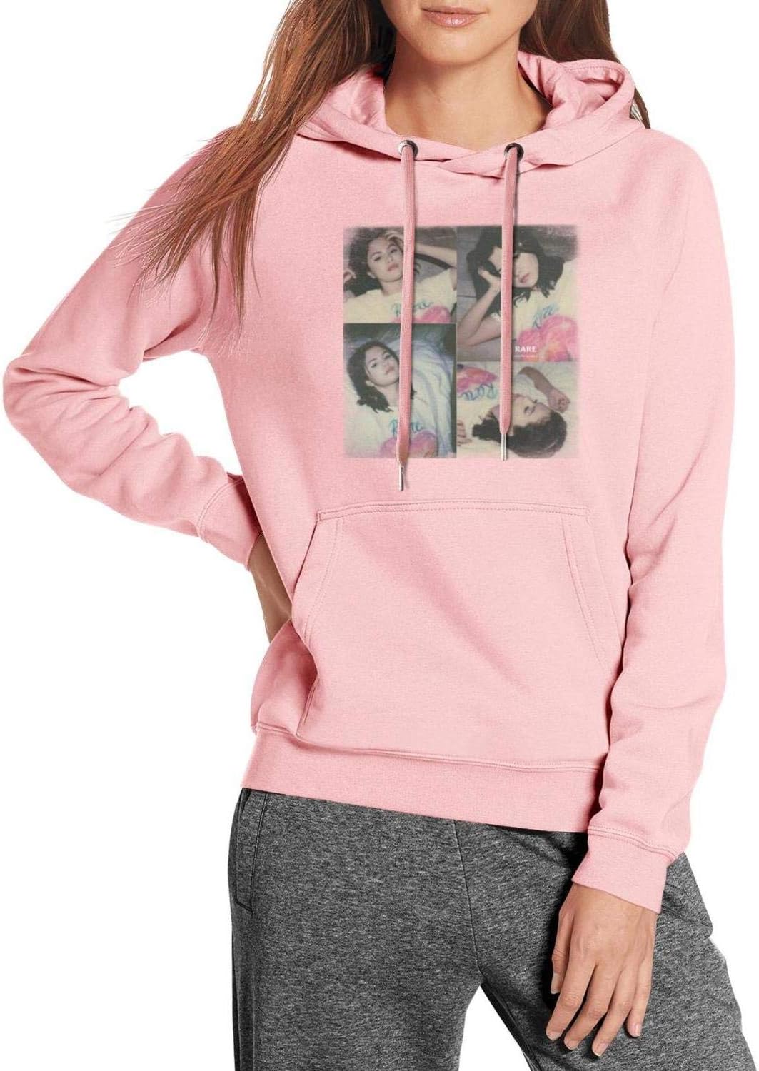 Womens Hooded Sweatshirt Kangaroo Pocket Long Sleeve Warm Pullover