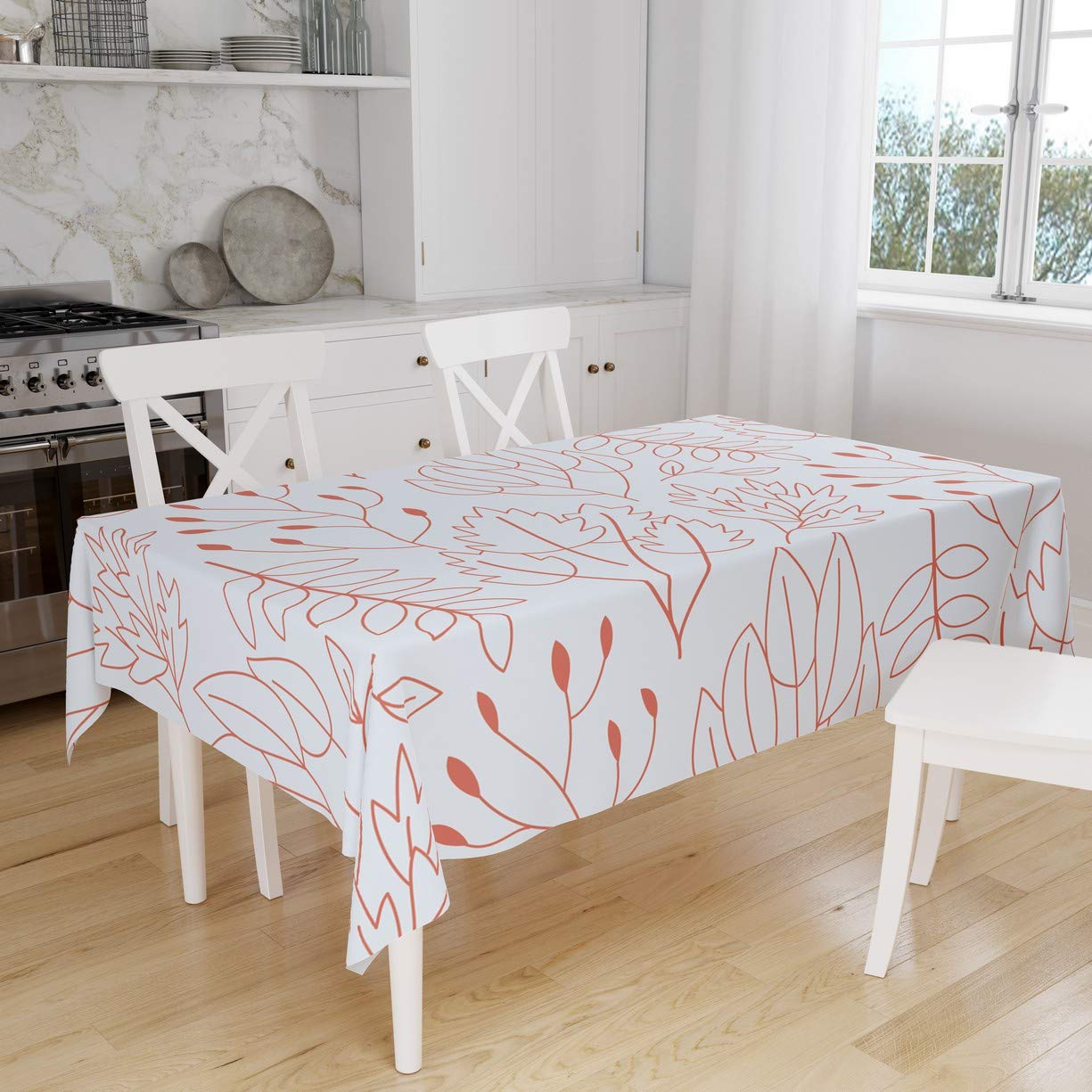 Bonamaison Kitchen Decoration, Tablecloth, 140cm x 160cm - Designed and Manufactured in Turkey