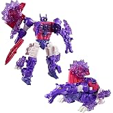 Transformers CYBERWORLD Shockwave Ultimate Cyber Changers Energon Surge Action Figure | Quick Change to Dino Mode | Robot Toys for Kids 6+