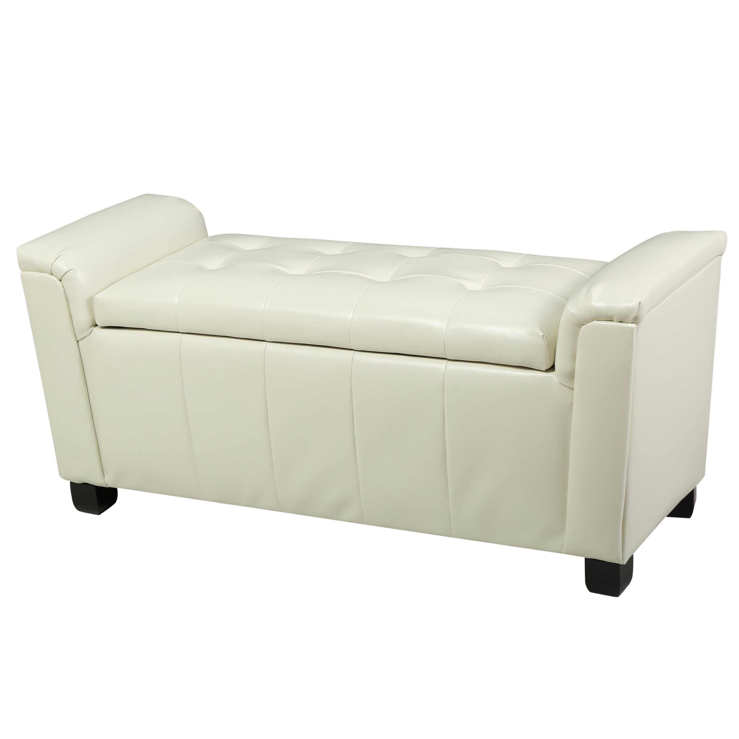 Christopher Knight Home Living James Off White Tufted Leather Armed Storage Ottoman Bench Ivory Buy Online In Gibraltar At Gibraltar Desertcart Com Productid 38423240 Christopher Knight Home Living James Off White Tufted Leather Armed Storage Ottoman Bench Ivory Buy Online In Gibraltar At Gibraltar Desertcart Com Productid 38423240