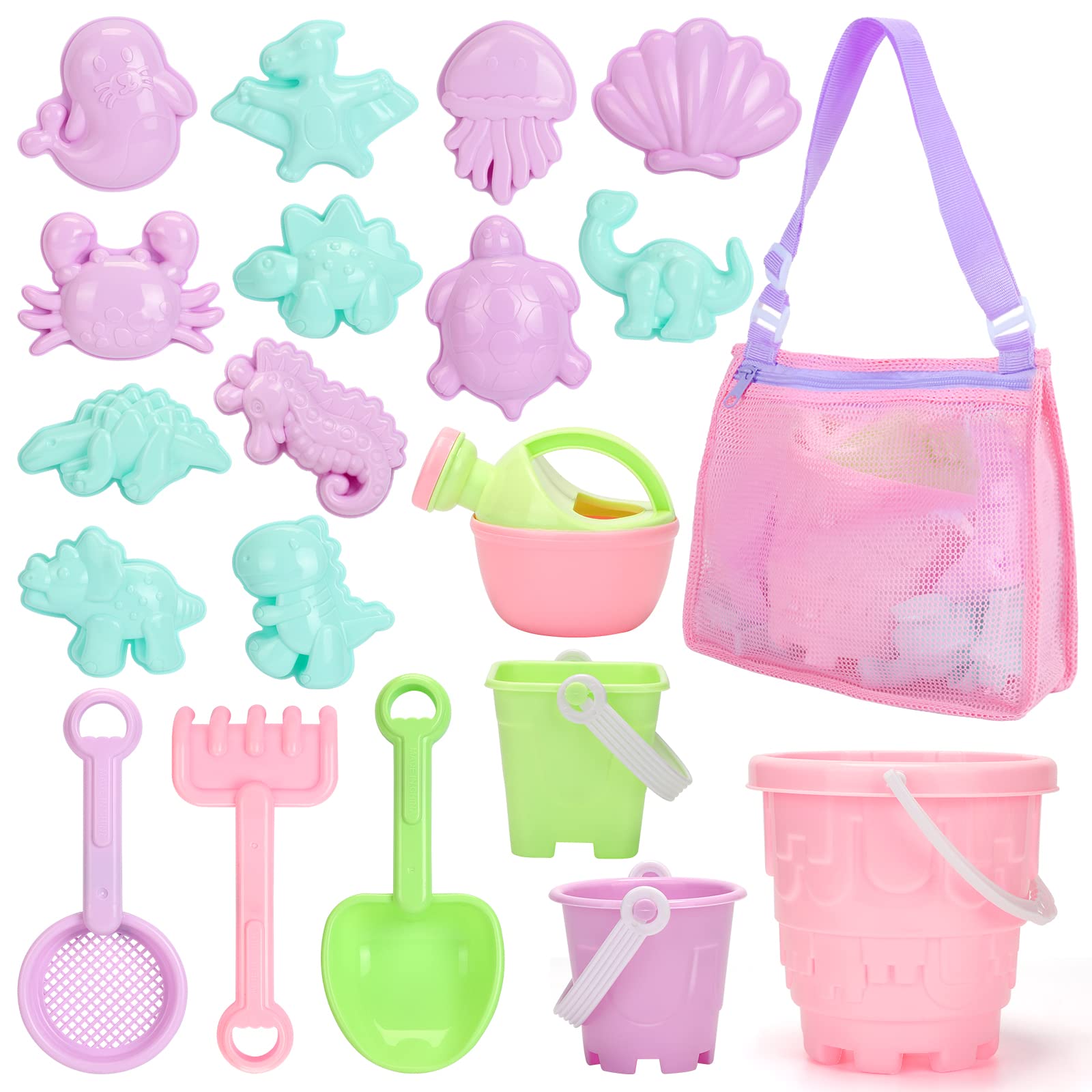 thumbnail image 2 of Beach Toys Set For Kids Collapsible Bucket And Spade 2 of 9