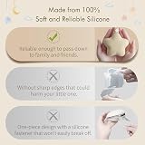 Moonkie 2 Pack Silicone Dummy Case Pacifier Holder Sage Pearl Blue view 4