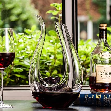 Amazon 1500ml超大容量鉛フリークリスタル赤ワインクイックデカンタ 家庭用ワインデカンターディスペンサー ワインパルバー Ua ワインデカンタ Amazon 1500ml超大容量鉛フリークリスタル赤ワインクイックデカンタ 家庭用ワインデカンターディスペンサー ワインパルバー Ua ワインデカンタ