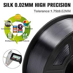 SUNLU Shiny Silk PLA Filament 1.75mm, Neatly Wound