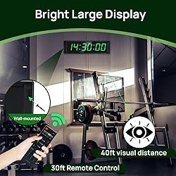 YZ Gym Clock for Home Gym with Start/Stop
