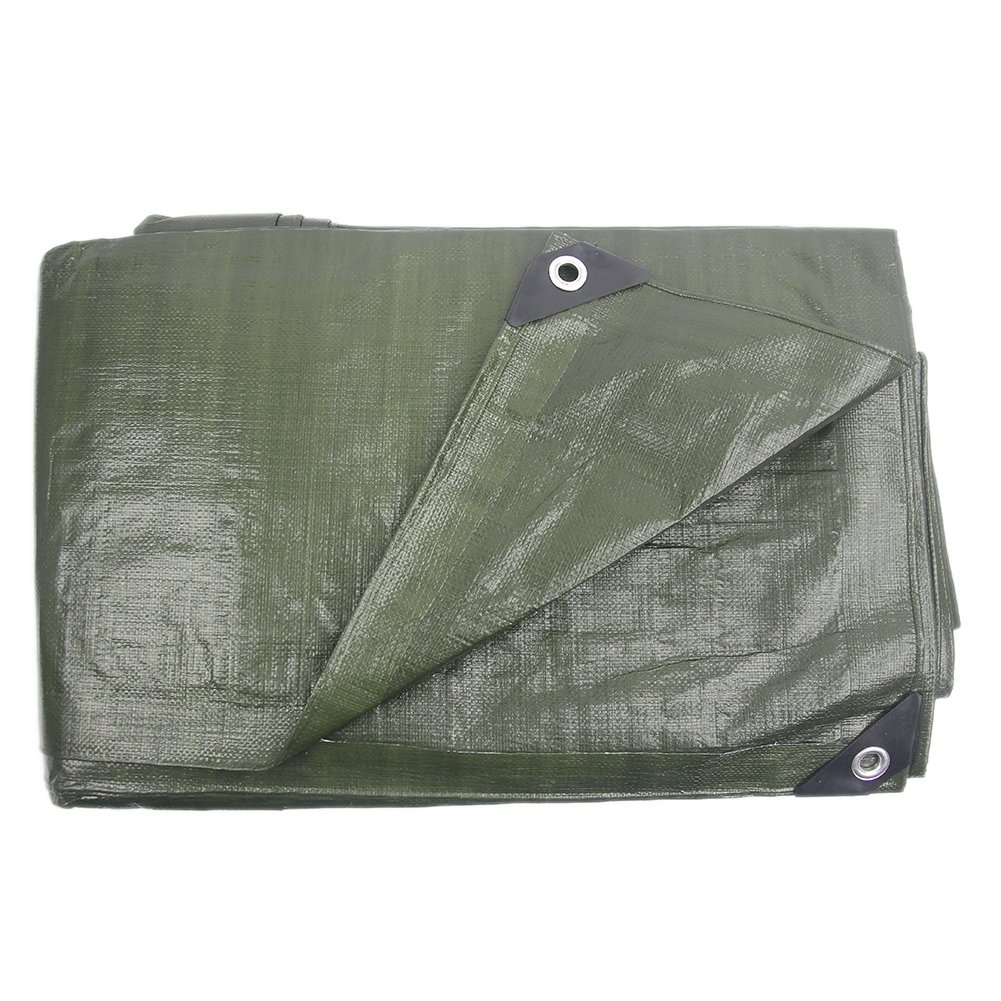 Tarp Waterproof Lightweight Hanjet 10' x 12' 9mil Thick Reinforced