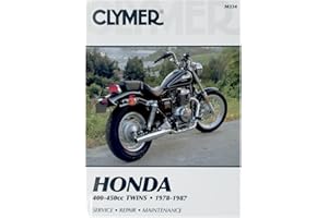 Clymer Honda 400-450cc Twins 1978-1987: Service, Repair, Maintenance (Clymer Motorcycle)