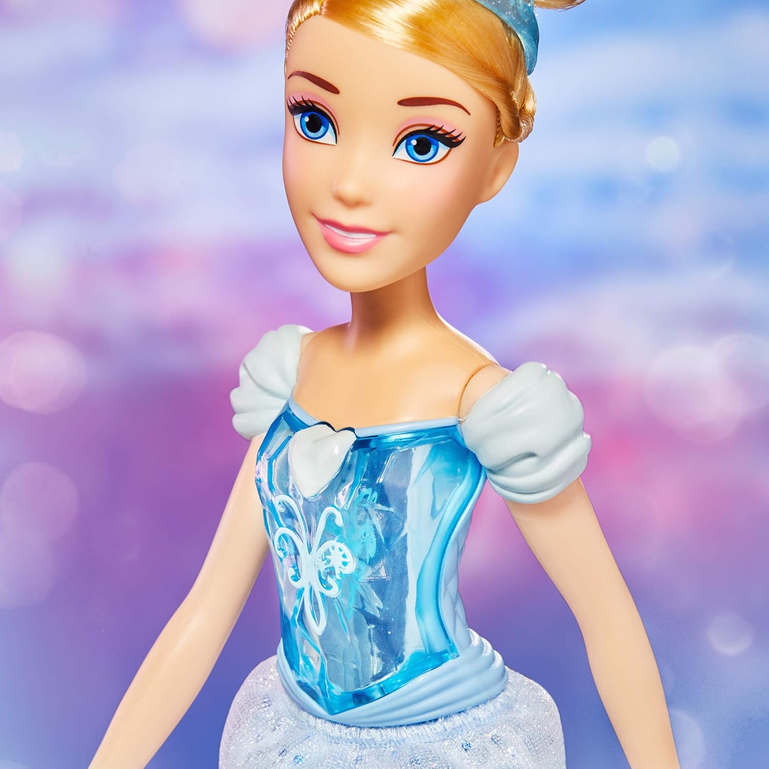 Disney Princess Royal Shimmer Cinderella Doll, Fashion Doll with Skirt and Accessories, Toy for Kids Ages 3 and Up - Image 5