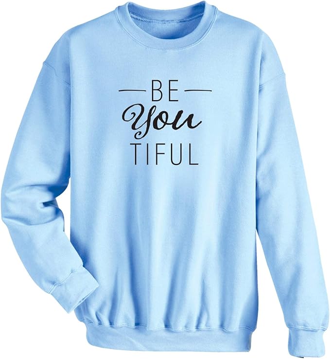 light blue sweatshirt women