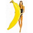 Poolcandy Giant Inflatable Banana Super Noodle, Inflates to 5.5 Feet Tall, Waterproof & Durable, Great for Dorm, Party Decor, Gag Gift, Pool Float.