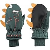 MniJiza Toddler Mittens Kids Winter Ski Gloves Boys Girls Warm Fleece Glove Baby Snow Mitten Cold Weather
